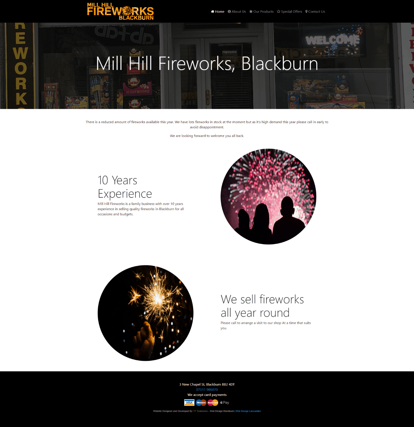 Mill Hill Fireworks Image